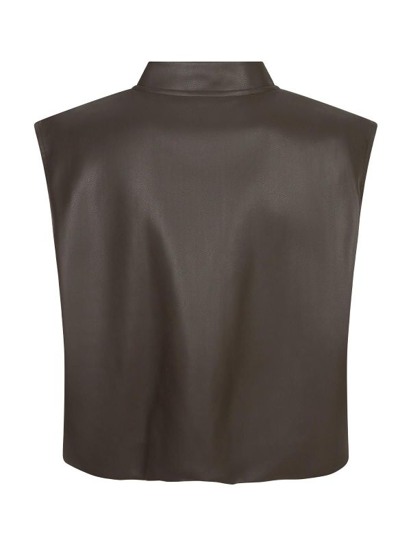 Ydence Inez Gilet Brown  (FS2655-021 BROWN) - Caramel (Sint-Job-in-’t-Goor)