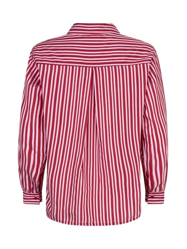 Ydence Judy Blouse Burgundy  (FC2514-101 RED) - Caramel (Sint-Job-in-’t-Goor)