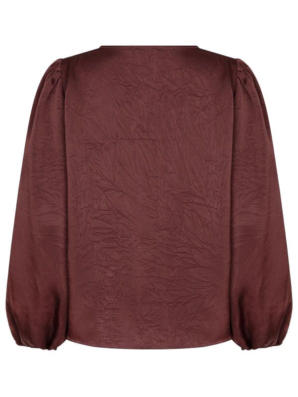 Ydence Nyma Top Brown  (WS2506-021 BROWN) - Caramel (Sint-Job-in-’t-Goor)