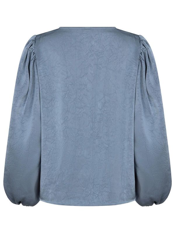 Ydence Nyma Top Blue Grey  (WS2506-188 BLUE GREY) - Caramel (Sint-Job-in-’t-Goor)