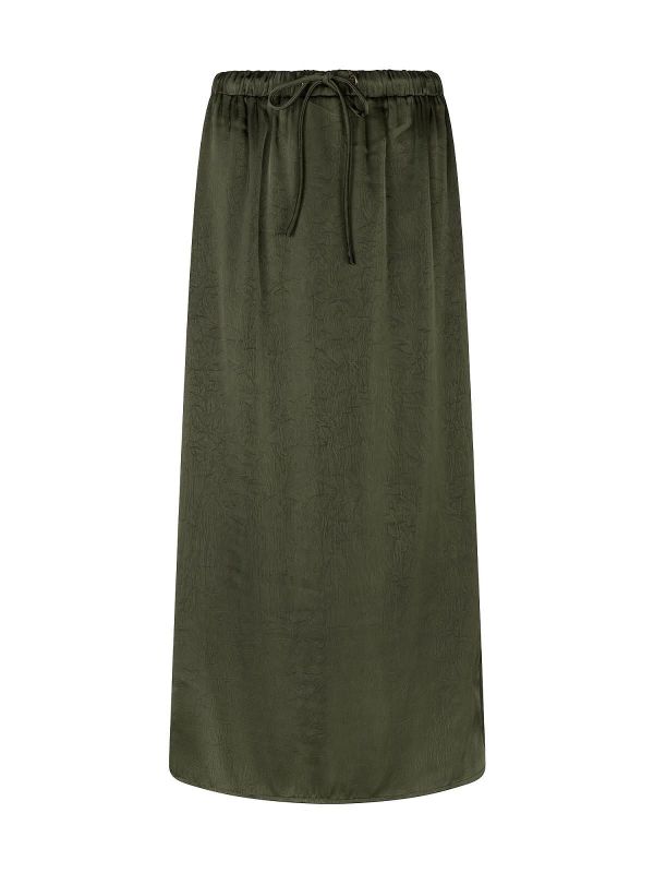 Ydence Atel Skirt Army  (WS2512-042 ARMY) - Caramel (Sint-Job-in-’t-Goor)
