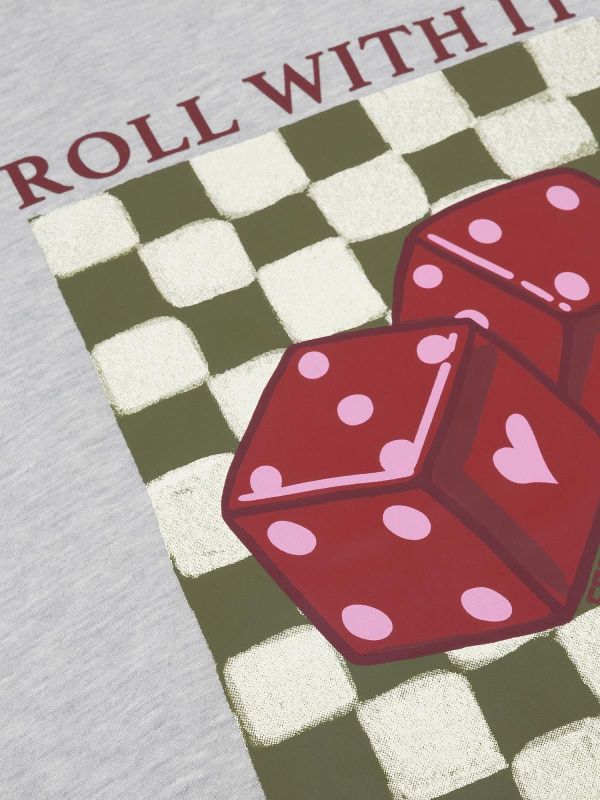 Ydence Roll With It Sweater Grey Melange  (WS2521 GREY) - Caramel (Sint-Job-in-’t-Goor)