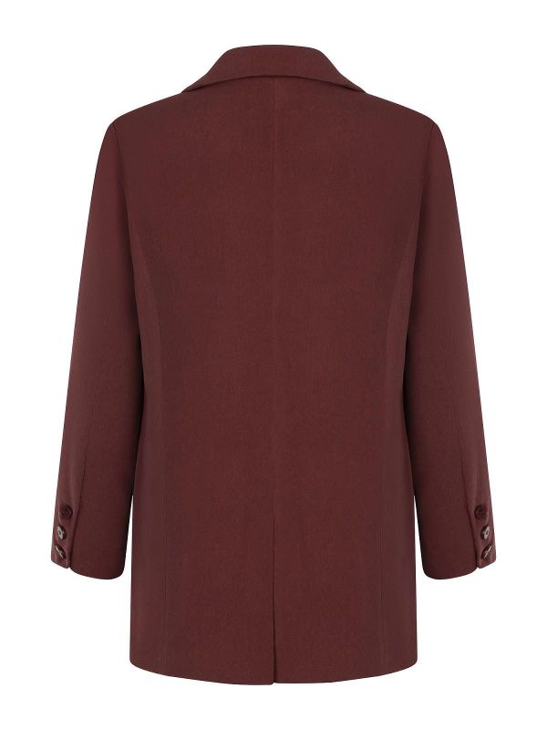 Ydence Maisie Blazer Brown  (WS2523-021 BROWN) - Caramel (Sint-Job-in-’t-Goor)