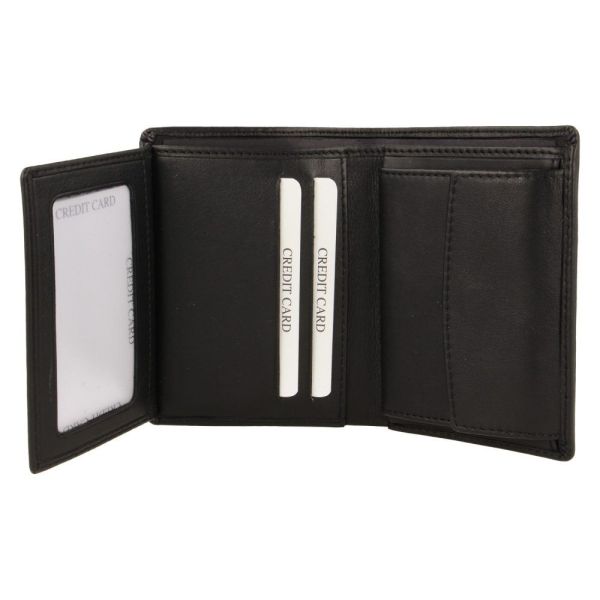 Yves Renard PC159 Zwart Portefeuille  (PC159-black) - Caramel (Sint-Job-in-’t-Goor)