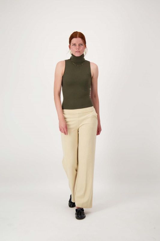 Zusss Visgraat Broek Beige  (0303-087/1016) - Caramel (Sint-Job-in-’t-Goor)