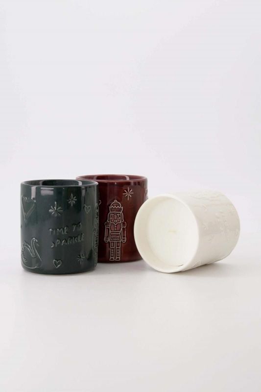 Zusss Geurkaars Keramiek 'Time To Sparkle'  (0503-0026/4001) - Caramel (Sint-Job-in-’t-Goor)