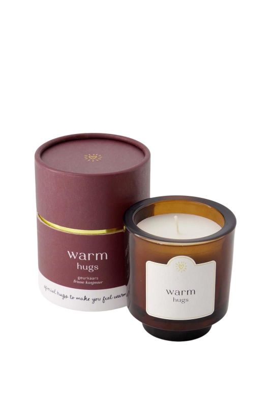 Zusss Geurkaars Glas 'Warm Hugs'  (0503-0039/3007) - Caramel (Sint-Job-in-’t-Goor)