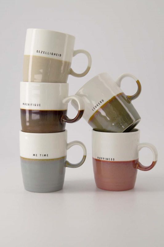 Zusss Theemok 'Gezelligheid' Wit/Zand  (0703-234/7011) - Caramel (Sint-Job-in-’t-Goor)