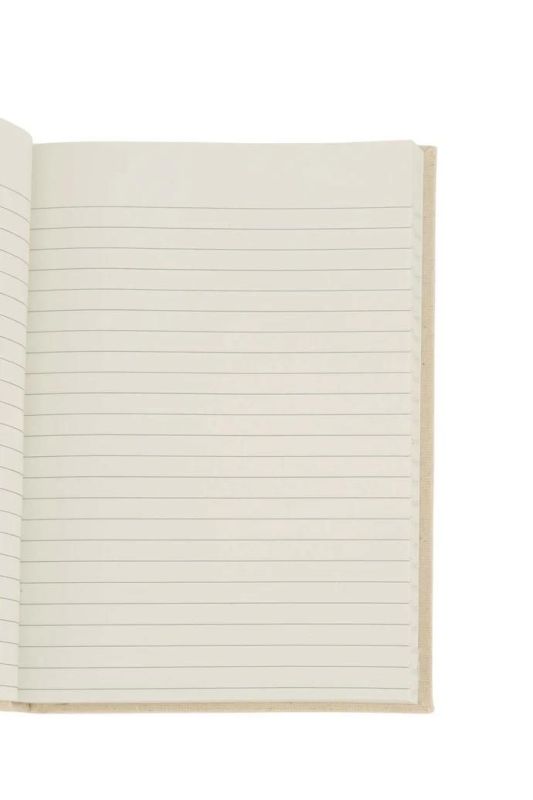 Zusss Notitieboek Linnen Hartjes Rood  (0805-057/3000) - Caramel (Sint-Job-in-’t-Goor)