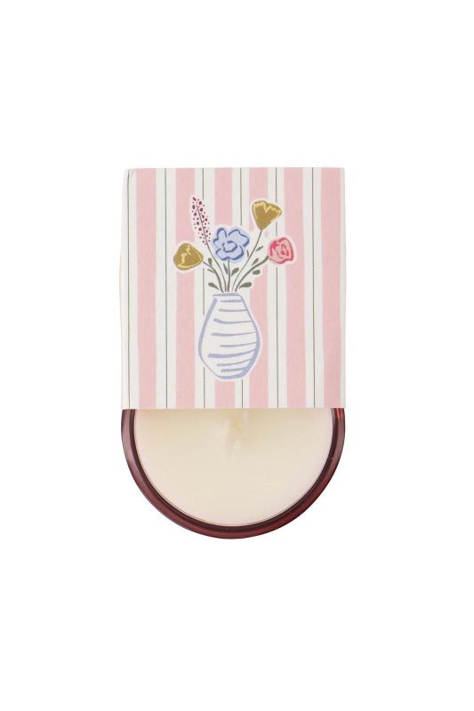 Zusss Geurkaarsje In Wikkel 'Merci Beaucoup'  (0503-0138/9012) - Caramel (Sint-Job-in-’t-Goor)