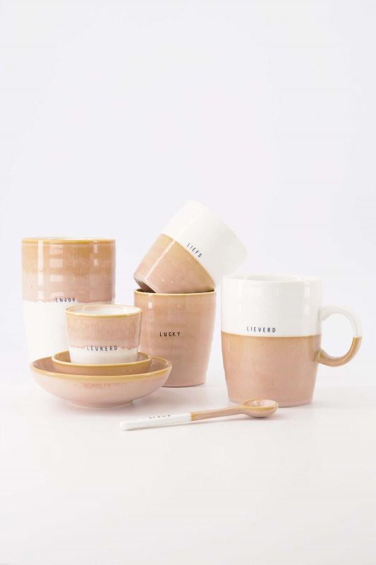 Zusss Koffiemok 'Liefs'  (0703-0076/7096) - Caramel (Sint-Job-in-’t-Goor)