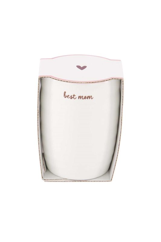 Zusss Koffiemok Best Mom wit/donkerrood  (0703-0164/8004) - Caramel (Sint-Job-in-’t-Goor)