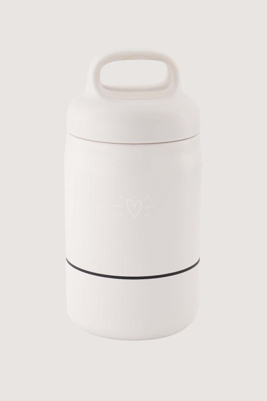 Zusss Thermos Lunchpot 'Love This Day'  (1103-0007/1004) - Caramel (Sint-Job-in-’t-Goor)